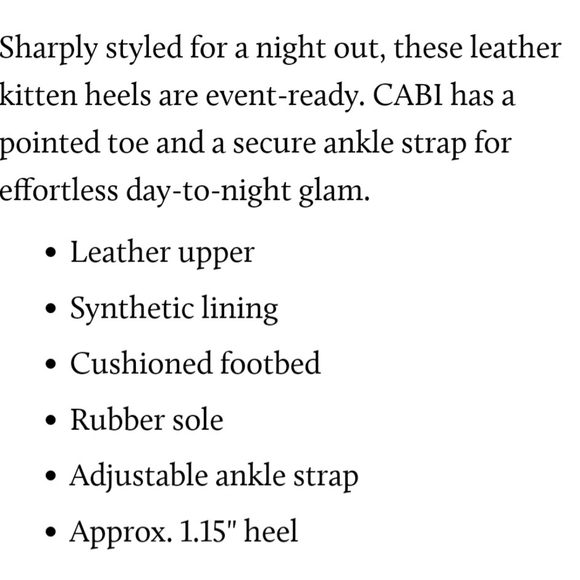 Silent D , Cabi kitten heels, pale silver leather ,size 40 m - Picture 5 of 8